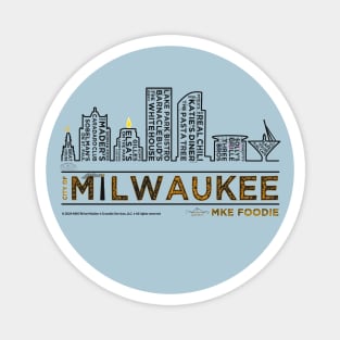 MKE Foodie City Skyline • Milwaukee, WI Magnet